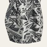 Vintage Genny Geometric Jacquard Print Sheath Mini Dress Size 6 Photo 6