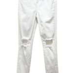 L'Agence L’Agence Jeans White High Line High Rise Distressed Stretch Skinny Jean Size 24 Photo 2