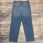 Old Navy Medium Dahlia Wash High Rise OG Loose Distressed Straight Leg Jeans 8 Photo 4