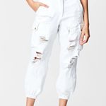 Carmar Denim Baggy Ripped Cargo Pant Photo 3
