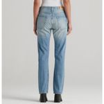 EDWIN Size 28 DISTRESSED TASH RELAXED STRAIGHT LEG DENIM JEAN IN SURRENDER Blue Photo 11