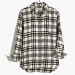 Madewell  Flannel Oversized Ex-Boyfriend Shirt in Romana Plaid Photo 3