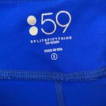 Splits59  Blue Cropped‎ Leggings Mesh Panel Stretchy Activewear Small Photo 5