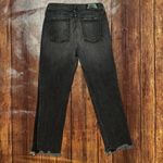 Parker Smith 🔥 👖 Women’s Jeans | Black Wash Frayed Hem Straight Leg | Size 27 Photo 6