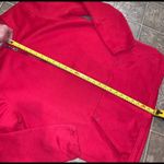 Blair Red Fleece Zip Up Sweatshirt Jacket Photo 4