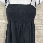 Urban Outfitters  Out From Under Black Smocked Romper Photo 1