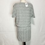The Vanity Room  Women's Textured Knit Lace Up Dress Gray Size M NWT Photo 5