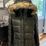 Jessica Simpson  Dark Green Down Puffer Jacket Size Large Photo 7
