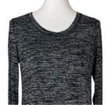 Soma Tunic Relaxed Fit Scoop Neck Asymmetrical Hem Black Grey Women’s Size Small Photo 2