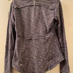 Lululemon Base Runner 1/2 Zip LongSleeve Pullover Size 10 Coco Pique Black White Photo 1