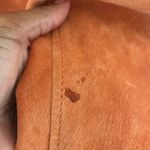 Liz Claiborne Orange/coral Suede Leather Jacket Photo 4