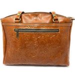 Patricia Nash Tooled Florence Poppy Leather Tote Bag Handbag Shoulder Purse Photo 15