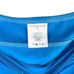 Lands' End  Swim Skirt 12 Turquoise Front Slit Photo 5