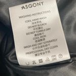 Love Asgony Black Floral Lace Embroidered Long Sleeve Full Zip Coat Jacket Sz S Photo 4