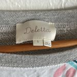 Anthropologie Deletta terry/ print tee shirt. Size small Photo 2