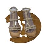 Dolce Vita Kole Sandals Beige Leather Studded Boho Festival Square Toe Womens 7 Photo 1