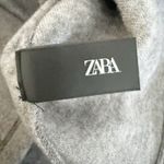 ZARA | Felted Knit Cap Sleeve Varied Gray Vest Tank Warm Thick | Size Medium Photo 4