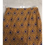 100% Silk Skirt w/ Pockets by Mooiloop sz 38|8 Blue Photo 5