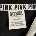 PINK - Victoria's Secret  86 Black Gold Silver Sequin Bling Glitter Sweater Large Photo 3