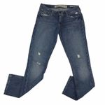 Hollister Juniors Laguna Skinny Jeans Light Wash Distressed Denim Size 5S Photo 1