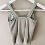 Revival Ribbed Tank Top Green Sz OS Photo 7