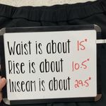 Lands End Sz 8P 8 P Pants Mid Rise Wide Leg Black Elastic Waist Pull On Women’s Photo 10