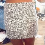 Old Navy Pink & Black Dotted Skirt Photo 0