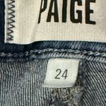 Paige  Classic Blue Straight Leg Jeans Photo 2