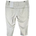 Adidas Golf Capri Pants Womens 8 Beige Climacool Ripstop Logo Athletic Casual Photo 3