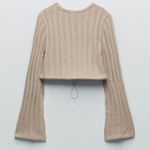 ZARA NWT  RIB KNIT CROP SWEATER Photo 4