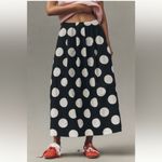 Maeve New With Tags Anthropologie  Cotton Poplin Pleated Midi Skirt Sz S Photo 1