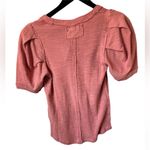 We The Free NWT  Papaya Scoop Neck Short Sleeve Knit Shirt in size small. Photo 2