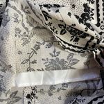 Cider NWT Floral Fields Patchwork Print Black & White Midi Skirt - Sz XL 💚🎀 Photo 9