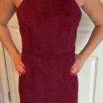 She & Sky Burgundy Boutique Dress Photo 0
