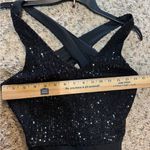 Women’s Jumpsuit, Black Sequin, Small,‎ Open Back Photo 8
