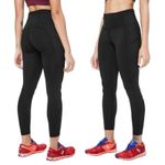 Lululemon Fast & Free 7/8 Tight II 25” Black Nulux Women’s 6 Athletic Leggings Photo 1