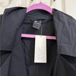 All In Motion  Long Black Trench Rain Coat Water Repellent NWT Photo 3