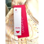 Xhilaration Juniors Cheeky Bottom Cream Yellow Paisley Print Bikini Swim Size M Photo 7