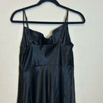 Birdy Grey  Mai Black Satin Maxi Dress Size Medium Photo 7