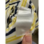 kim rogers Striped Colorblock Short Sleeve Coastal Nautical Cotton Tee Medium M Photo 6