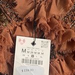 ZARA NWT LIMITED EDITION Embroidered Sequin Beaded Ruffled Top Sz Medium Photo 8