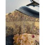 ARATTA Silent Journey For Adriana Fadded Black Floral Sheer Button Down SZ LG‎ Photo 11