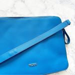 Tumi Prism Royal Blue Leather Tech iPad Mini Tablet Crossbody Bag Photo 12