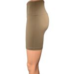 Set Active  Sportbody Brown Tan High Waist Activewear Yoga Cycling Biker Shorts M Photo 1