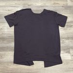 Reebok Purple Supreme Tee Speedwick Short Sleeve Crew Neck Open Back Size Medium Photo 6