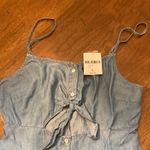 Forever 21 Light  NWT Blue Denim Romper size L Photo 1