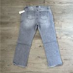 Juicy Couture  Plus-Size Venice Straight Leg Jeans Size 18W Grey Marble‎ Wash NWT Photo 5