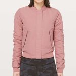 Lululemon Warm Two Ways Bomber Jacket Reversible Women’s Sz 6 Photo 2