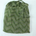 Arizona Jean Company Green Spaghetti Strap Button Up Blouse Womens Size L Photo 6