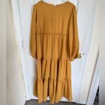 Rachel Parcell  Textured Yellow Tiered Maxi Dress Photo 4